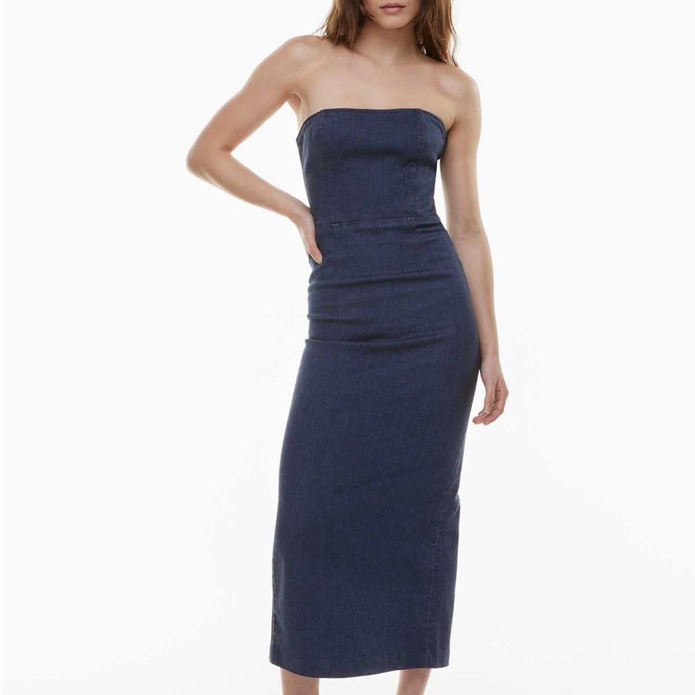 Denim Forum Aritzia 90s Tube Maxi Dress NWT XS